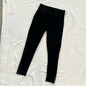 Dex Black leggings With Zipper Ankles Medium